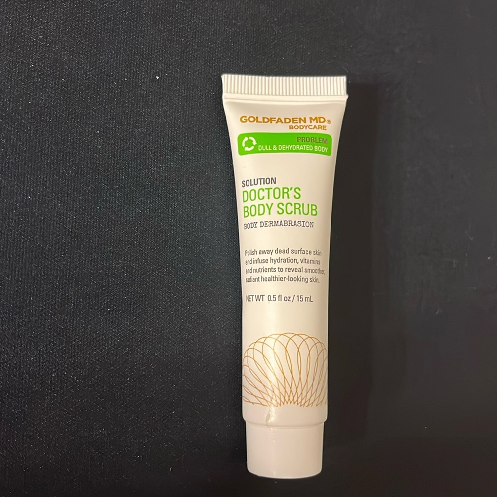 New and Sealed Goldfaden MD Bodycare Doctor's Body Scrub Body Dermabrasion Mini